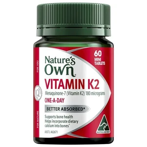 (PRE ORDER) Nature's Own K2 180mcg 60 Tablets shelf life 2yrs